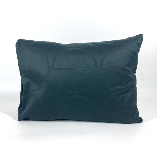Gucci GUCCI logo pillow decor interior cushion cotton Black - view 3