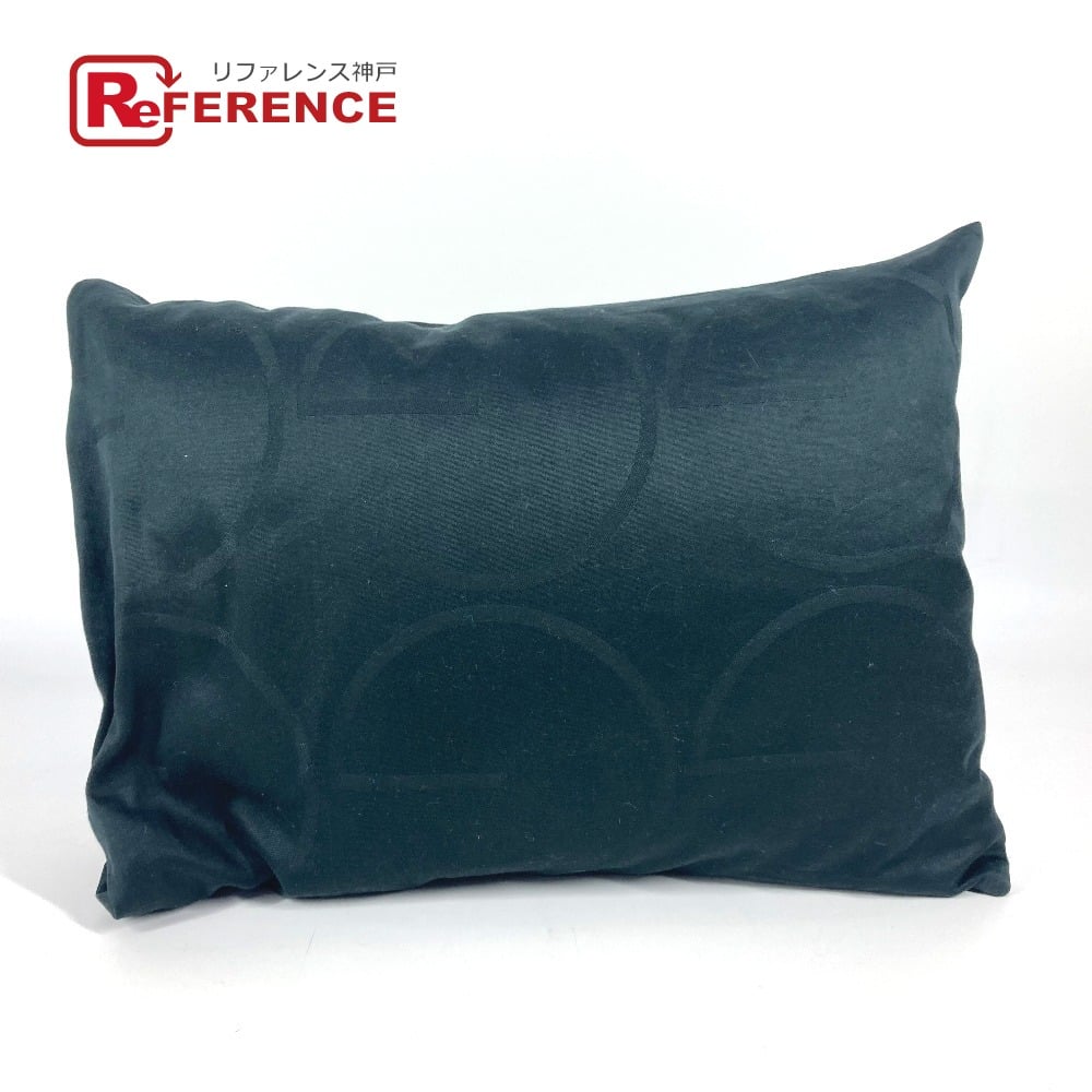 Gucci GUCCI logo pillow pillow interior cushion cotton Black