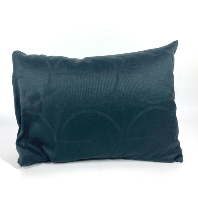 Gucci GUCCI logo pillow pillow interior cushion cotton Black - view 2