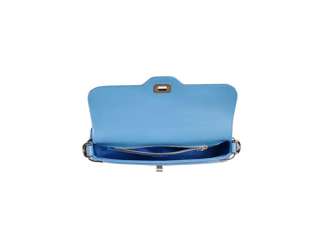 Gucci Gucci Luce Small Shoulder Bag In Light Blue GG Canvas With Light Gold-Toned Hardware - view 4