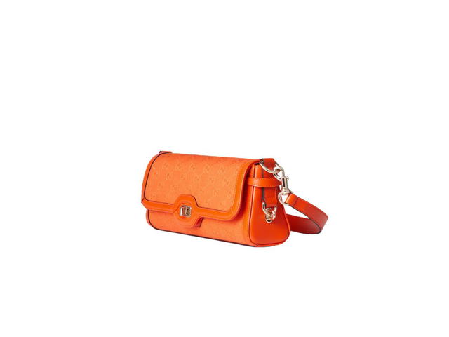 Gucci Gucci Luce Small Shoulder Bag In Orange GG Canvas With Light Gold-Toned Hardware - view 2