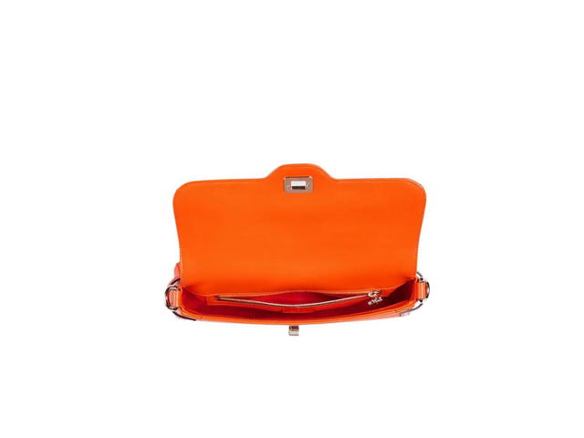 Gucci Gucci Luce Small Shoulder Bag In Orange GG Canvas With Light Gold-Toned Hardware - view 5
