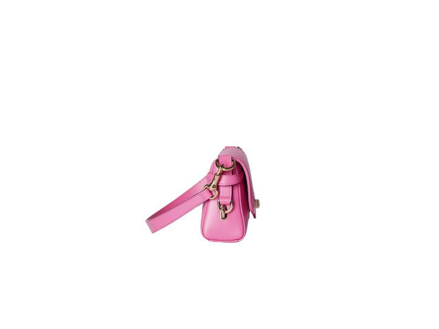 Gucci Gucci Luce Small Shoulder Bag In Pink GG Canvas With Light Gold-Toned Hardware - view 4