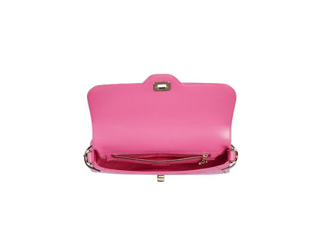 Gucci Gucci Luce Small Shoulder Bag In Pink GG Canvas With Light Gold-Toned Hardware - view 5