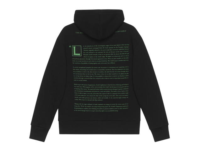 Gucci Gucci Mask Manifesto Oversize Sweatshirt Hoodie Green Black - view 2