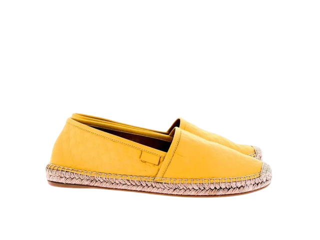 Gucci Gucci Microguccissima Leather Espadrille Yellow - view 1