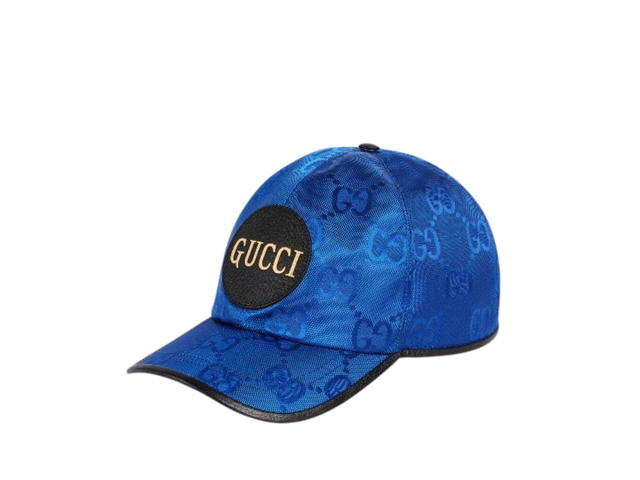 Gucci Gucci Off The Grid Baseball Hat In Econyl Nylon Blue - view 1