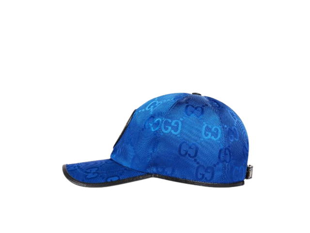 Gucci Gucci Off The Grid Baseball Hat In Econyl Nylon Blue - view 2