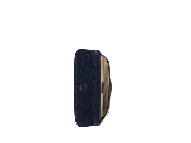 Gucci Gucci Ophidia GG Belt Bag In Beige-Blue GG Supreme Canvas And Black Leather Trim With Silver-Toned Hardware - view 5
