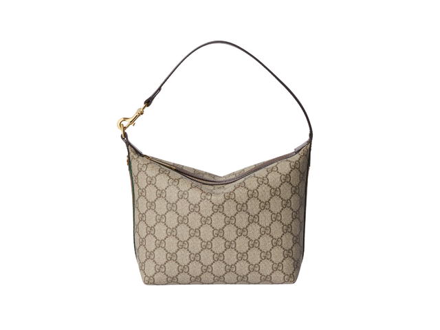 Gucci Gucci Ophidia Super Mini Shoulder Bag In GG Supreme Canvas With Gold-Tone Hardware Beige Ebony - view 1