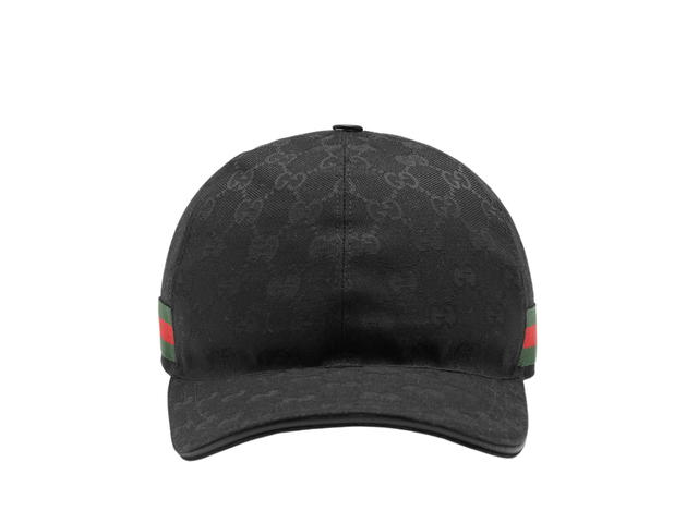 Gucci Gucci Original GG Original GG Canvas Baseball Hat With Web Black - view 1