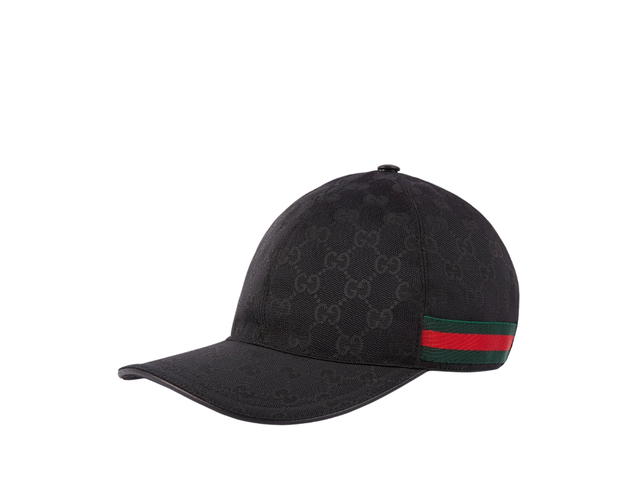 Gucci Gucci Original GG Original GG Canvas Baseball Hat With Web Black - view 3