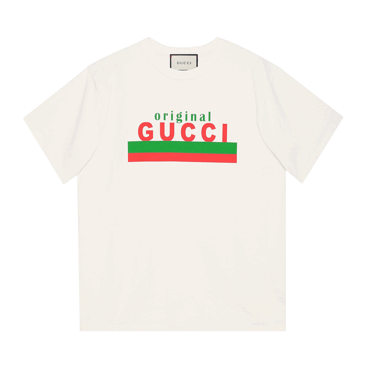 Buy Gucci Original Print Oversize T-Shirt 'White' at Sasom – Authentic and Ready to Ship