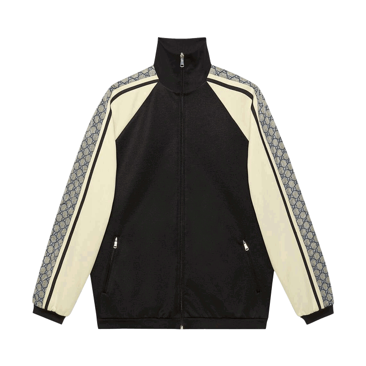 Gucci Gucci Oversize Technical Jersey Jacket 'Black/White'