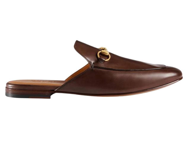 Gucci Gucci Plain Leather Shoes Brown - view 1