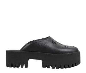 Buy Gucci Platform Perforated G Sandal Black (W) at Sasom – Authentic and Ready to Ship