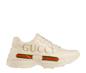 Buy Gucci Rhyton Logo Leather Sneaker Ivory (W) at Sasom – Authentic and Ready to Ship