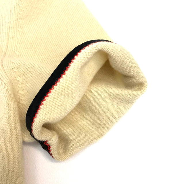 Gucci GUCCI Ribbon Cut Short sleeve T-shirt Beige Cashmere 501400 - view 4