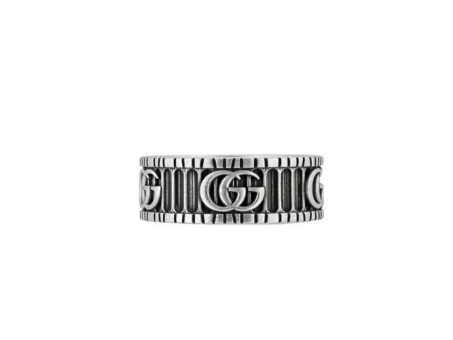 Gucci Gucci Ring With Double G In Silver - view 1
