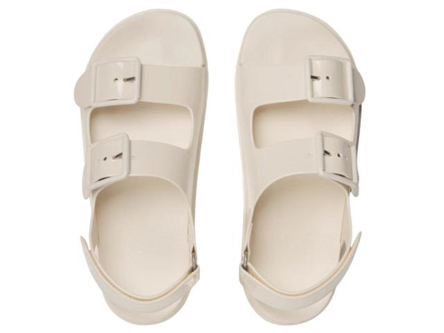 Gucci Gucci Sandal With Mini Double G Off-White Rubber - view 2
