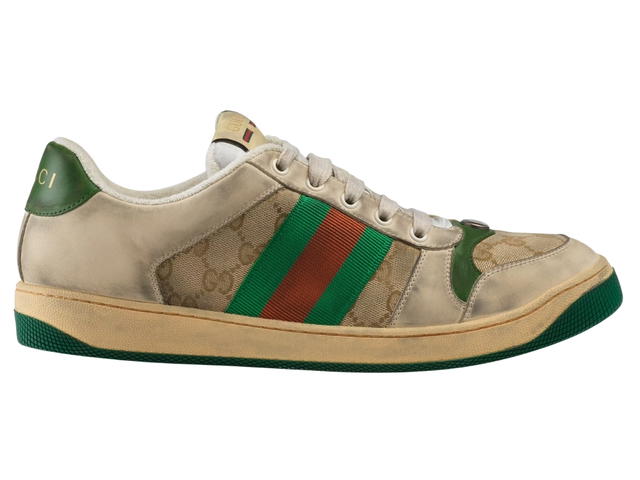 Gucci Gucci Screener GG Sneaker Green Orange Vintage - view 1