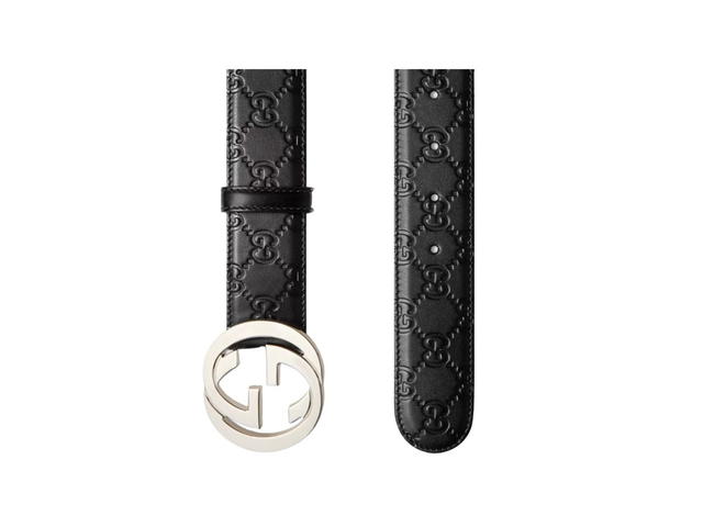 Gucci Gucci Signature Leather Belt Black - view 2