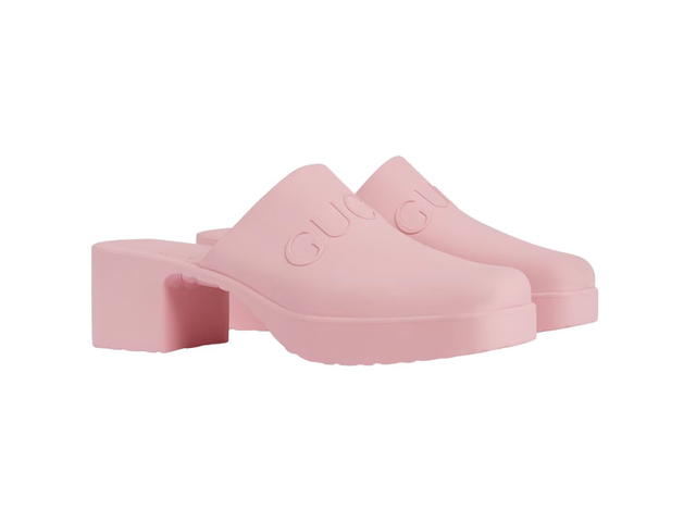 Gucci Gucci Slip-On Sandal In Pink Rubber (W) - view 2