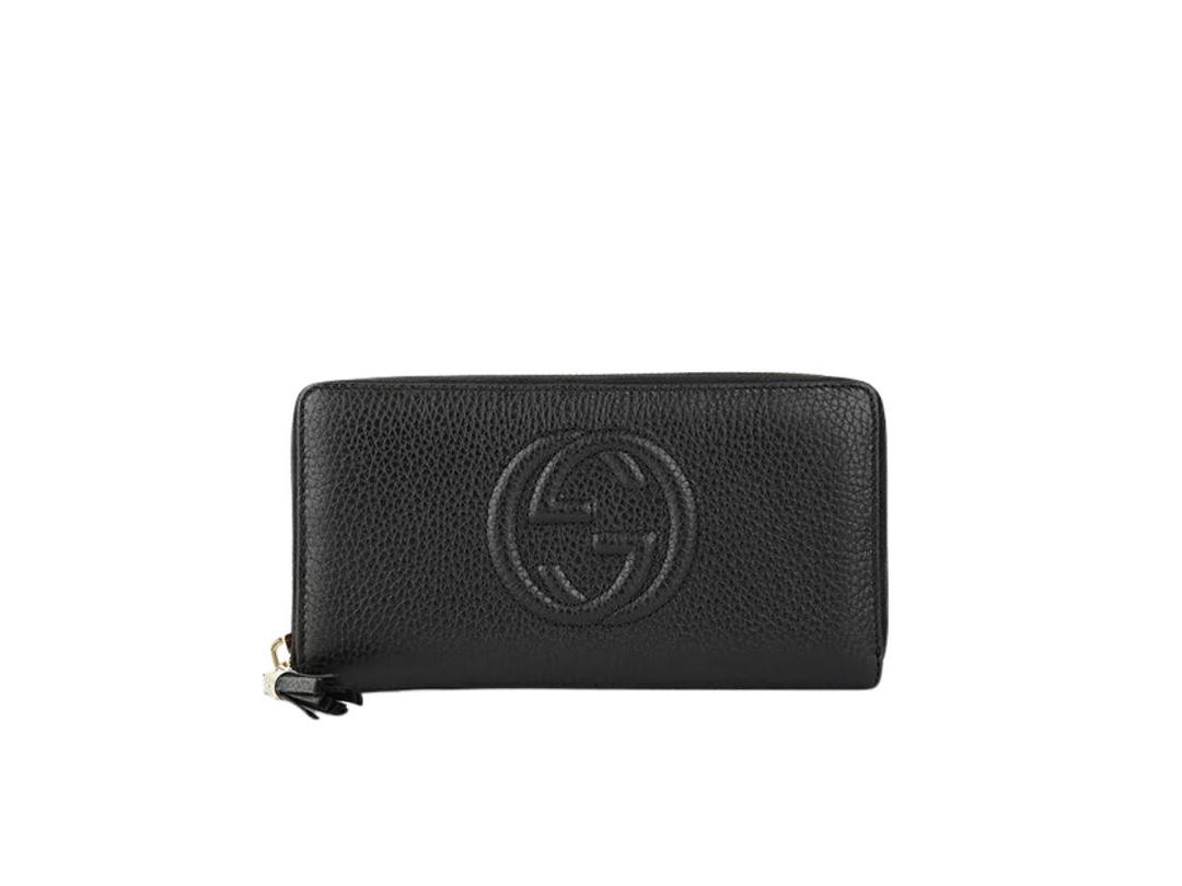 Gucci Gucci Soho Long Zip Around Wallet