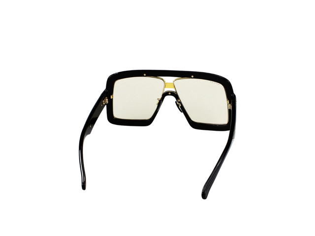Gucci Gucci Square Sunglasses In Plastic Metal With Yellow Lens Black - view 4