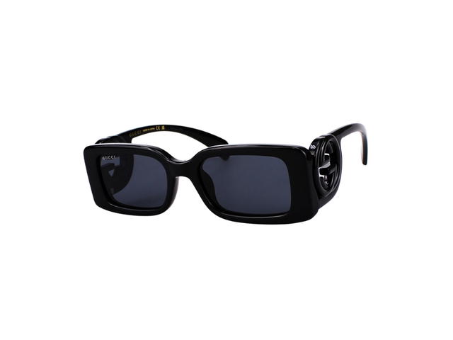 Gucci Gucci Sunglasses In Black Acetate Frame With Grey Lenses - view 2