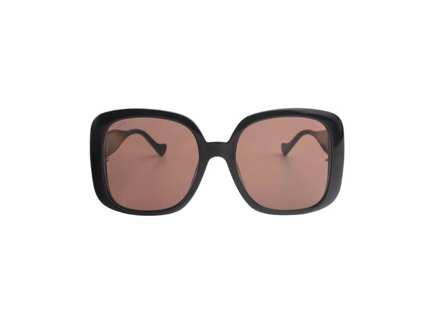 Gucci Gucci Sunglasses In Black Frame With Brown Lenses - view 2