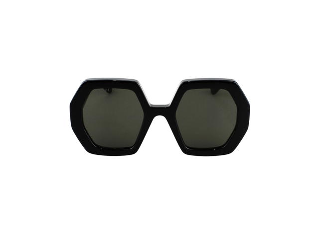 Gucci Gucci Sunglasses In Plastic With Dark Grey Lens Shiny Black - view 2
