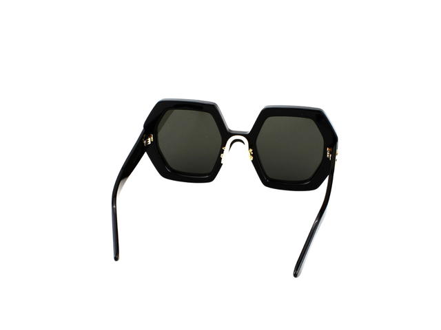 Gucci Gucci Sunglasses In Plastic With Dark Grey Lens Shiny Black - view 4