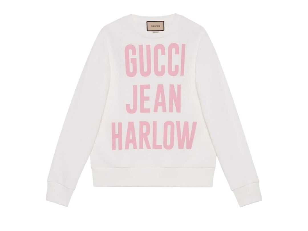 Gucci Gucci Sweater Gucci Jean Harlow In Cotton White