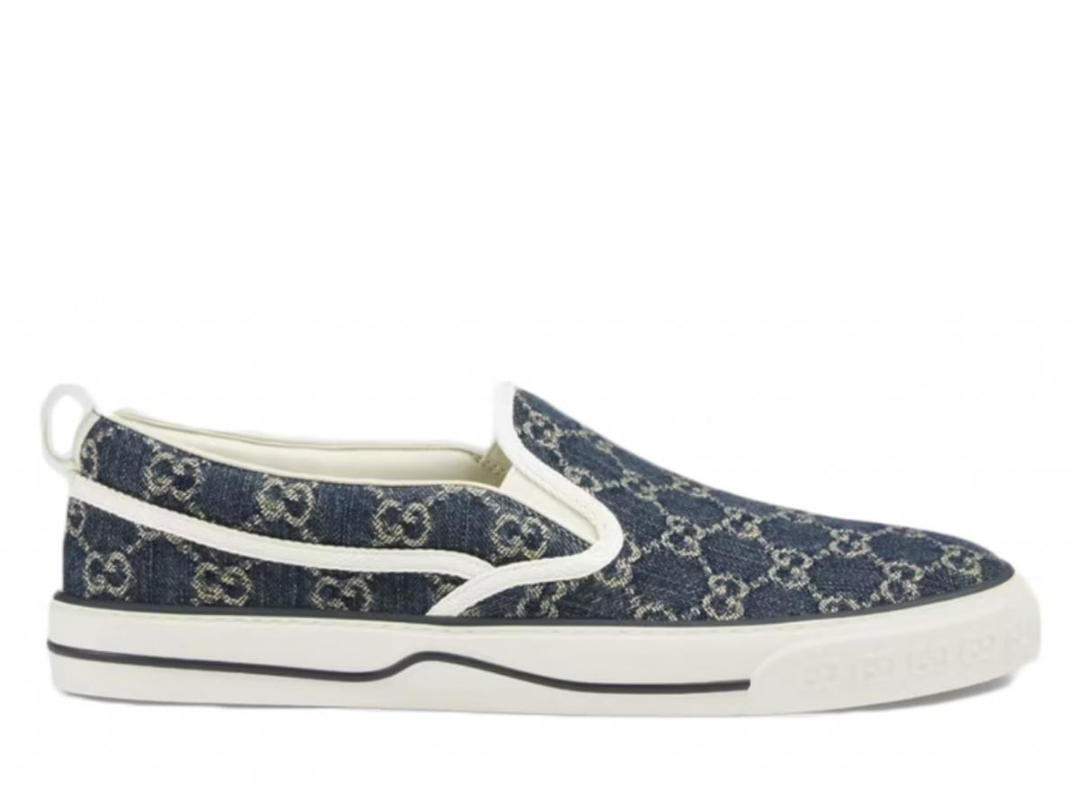 Gucci Gucci Tennis 1977 Slip On Denim