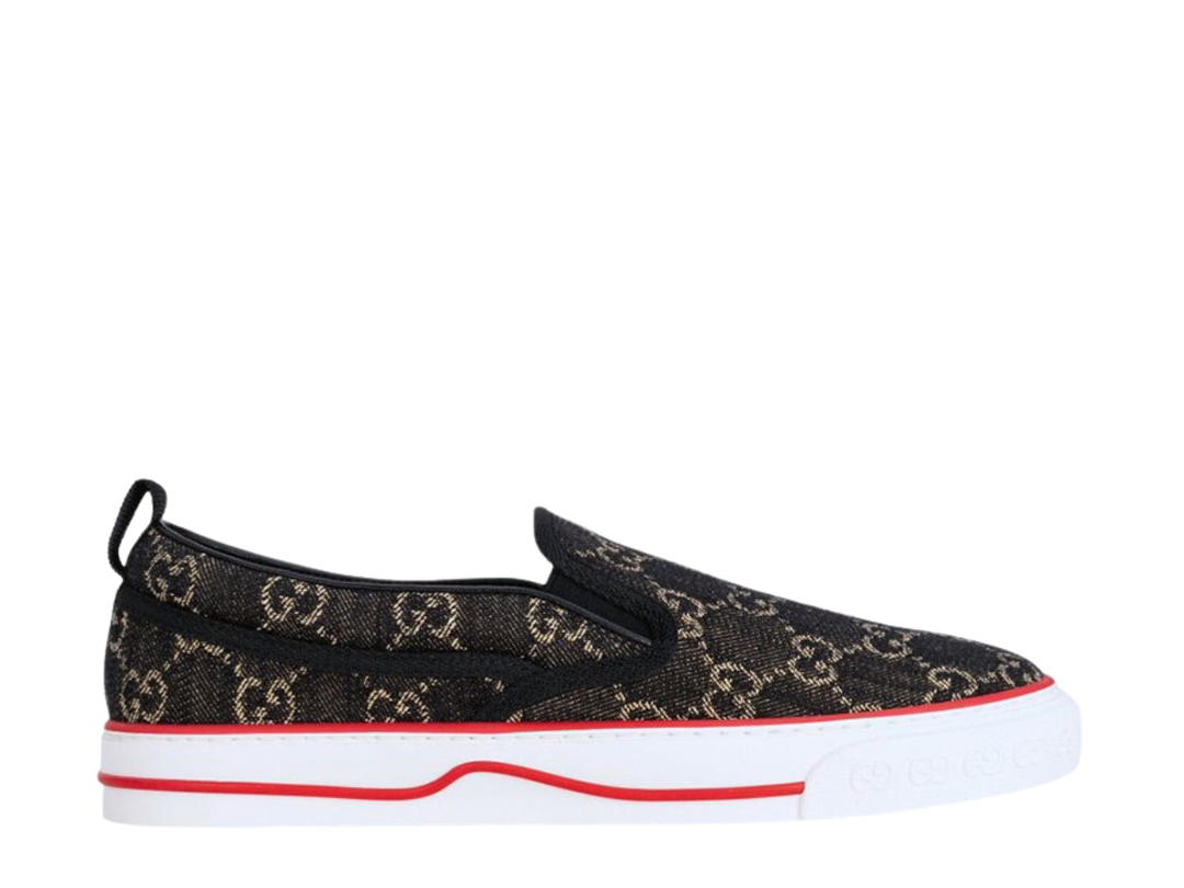 Gucci Gucci Tennis 1977 Slip-On GG Black (W)