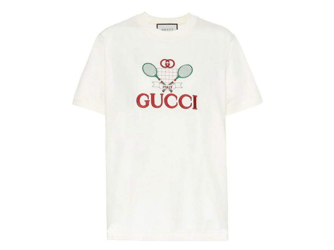 Gucci Gucci Tennis Cotton T-Shirt White