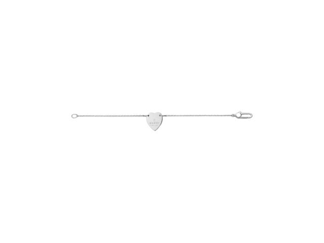 Gucci Gucci Trademark Bracelet With Heart Pendant Sterling Silver - view 2