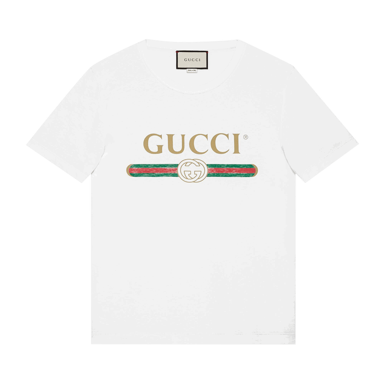 Gucci Gucci Washed Jersey Oversize T-Shirt 'White'