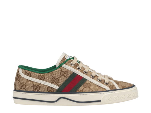 Gucci Gucci Women's GG Gucci Tennis 1977 Sneaker In Beige-Ebony Original GG Canvas (W) - view 1