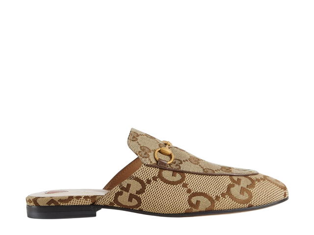Gucci Gucci Women's Jumbo GG Princetown Slipper Camel Ebony - view 1
