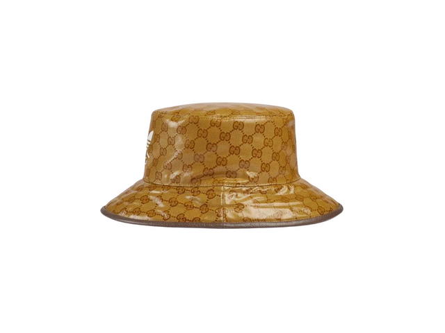 Gucci Gucci x adidas Bucket Hat In Beige And Brown GG Supreme Canvas - view 2