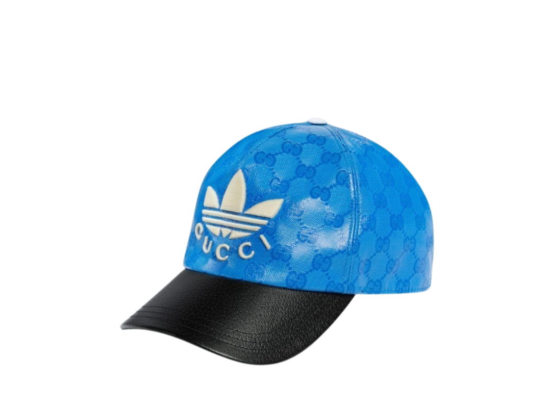 Gucci Gucci x adidas GG Canvas Baseball Cap Blue