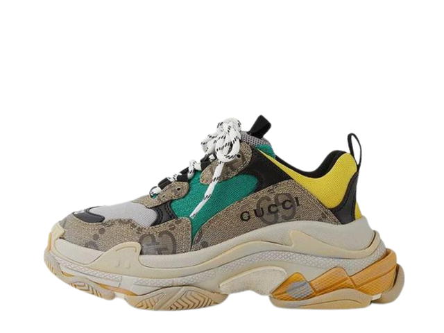 Gucci Gucci x Balenciaga Triple S The Hacker Project Beige Yellow (W) - view 2