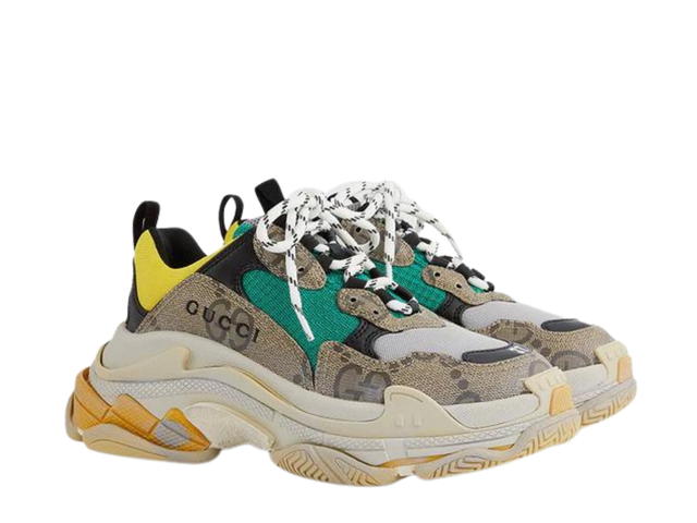 Gucci Gucci x Balenciaga Triple S The Hacker Project Beige Yellow (W) - view 3