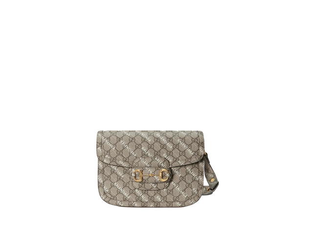 Gucci Gucci x Balenciaga Horsebit 1955 Small Bag The Hacker Project - view 1