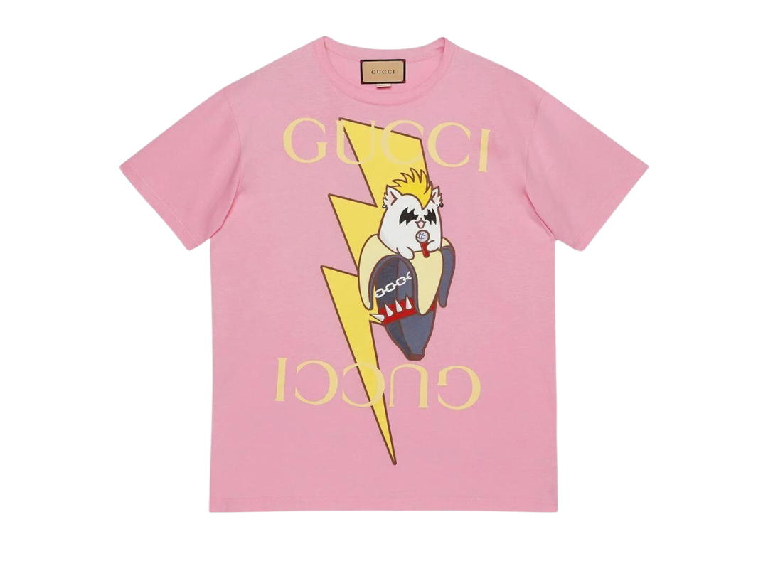 Gucci Gucci x Bananya Graphic-Print Cotton T-shirt