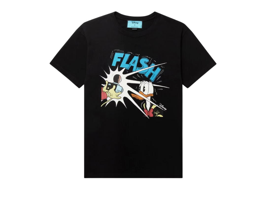 Gucci Gucci x Disney Donald Duck T-Shirt Black Multicolor