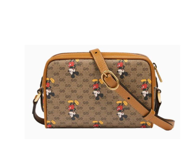 Gucci Gucci x Disney In GG Supreme Canvas With Gold-Toned Hardware Beige - view 2