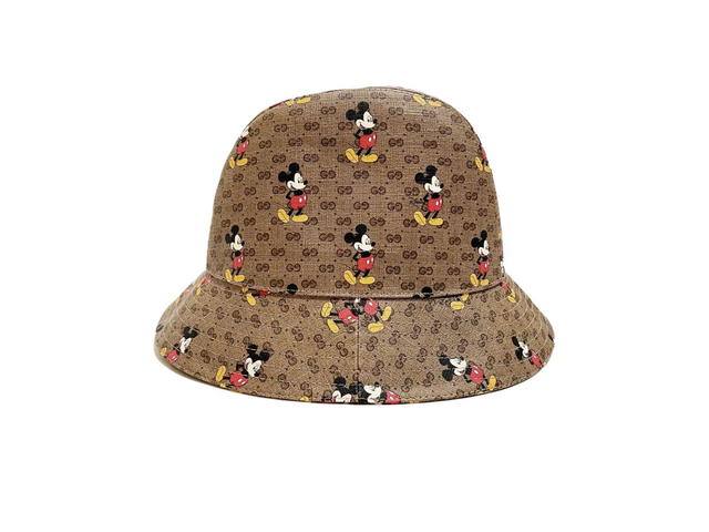 Gucci Gucci X Disney Mickey GG Supreme Bucket Hat Brown - view 2